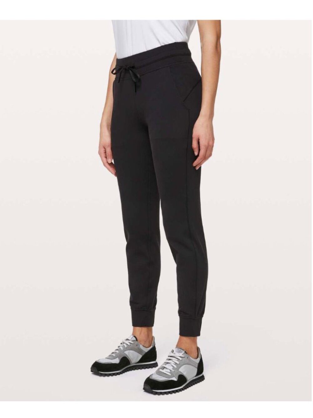 LULULEMON Ready to Rulu High-Rise Jogger Black Pants size 6